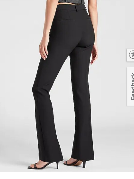 Express Pants - NWT Express High Waisted Supersoft Twill Bootcut Pant Black Size XL